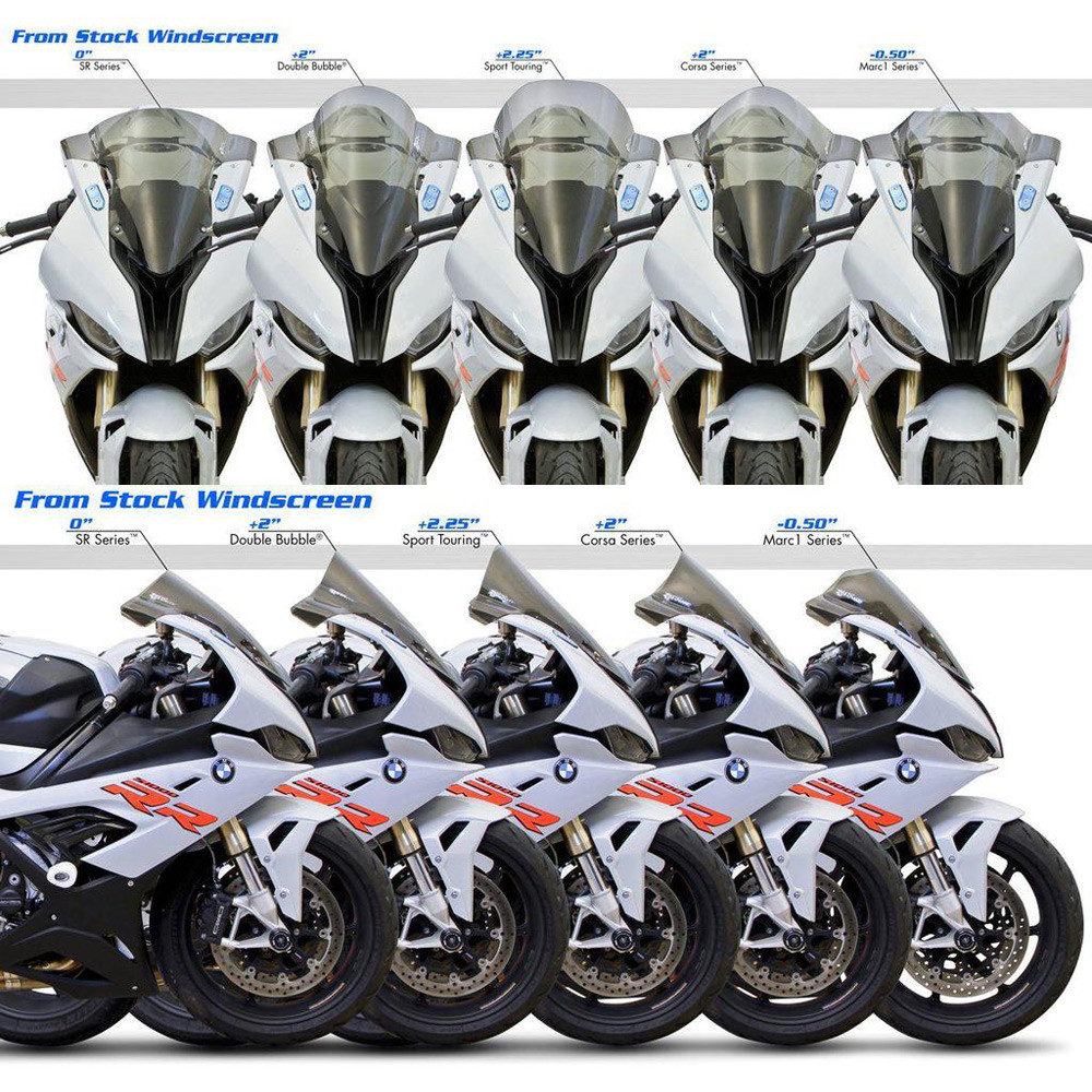 オーダー Zero Gravity BMW S1000RR 2020-2025 Marc 1 Windscreen