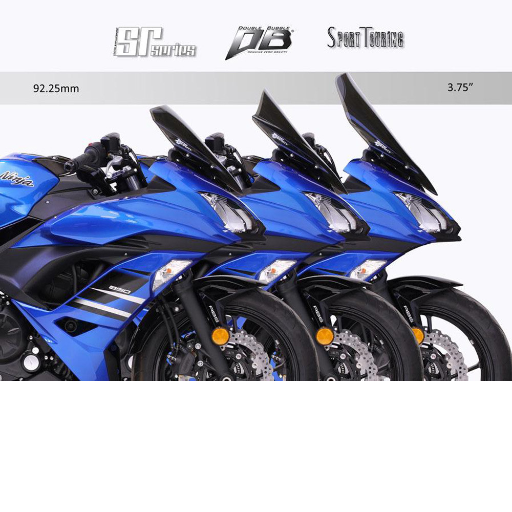 Ninja650 ZERO GRAVITY クリアシールド Zero Gravity Kawasaki Ninja 650 2017-2019 Sport Touring Windscreen