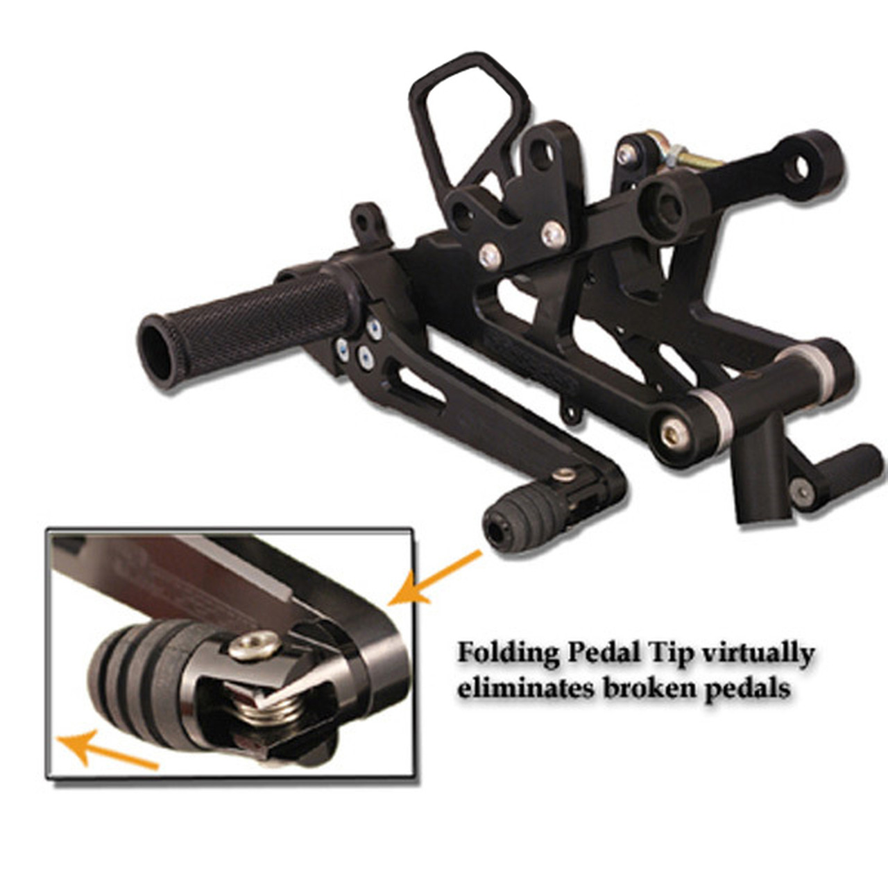 Woodcraft Yamaha FZ07 / MT07 2015-2024 Complete Rearset Kit