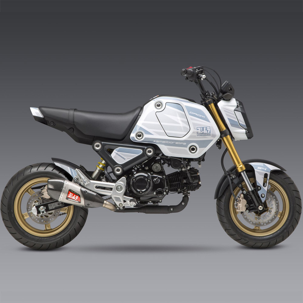 Yoshimura Honda Grom 2022 Graphics Kit Edge White Sportbike Track Gear