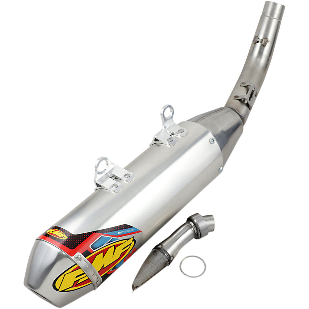 の FMF KTM 350 XC-F 2018-2022 Q4 Hex Slip-On Muffler - Sportbike