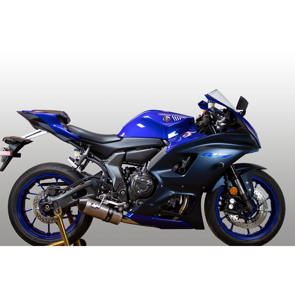 M4 Yamaha R7 2022-2026 Full Exhaust System Titanium Canister