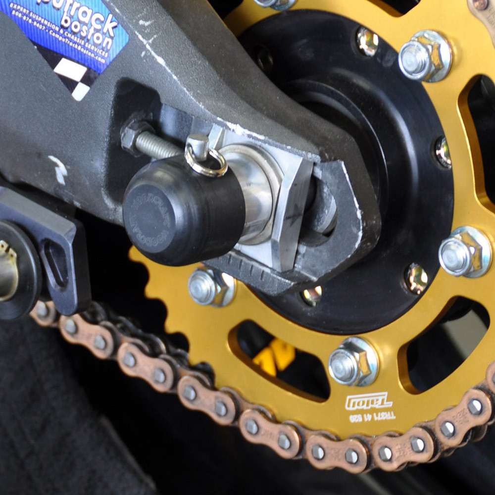 Woodcraft Racing Frame Slider Kit For 2016-2024 Kawasaki ZX10R Ninja - Domed Black Pucks