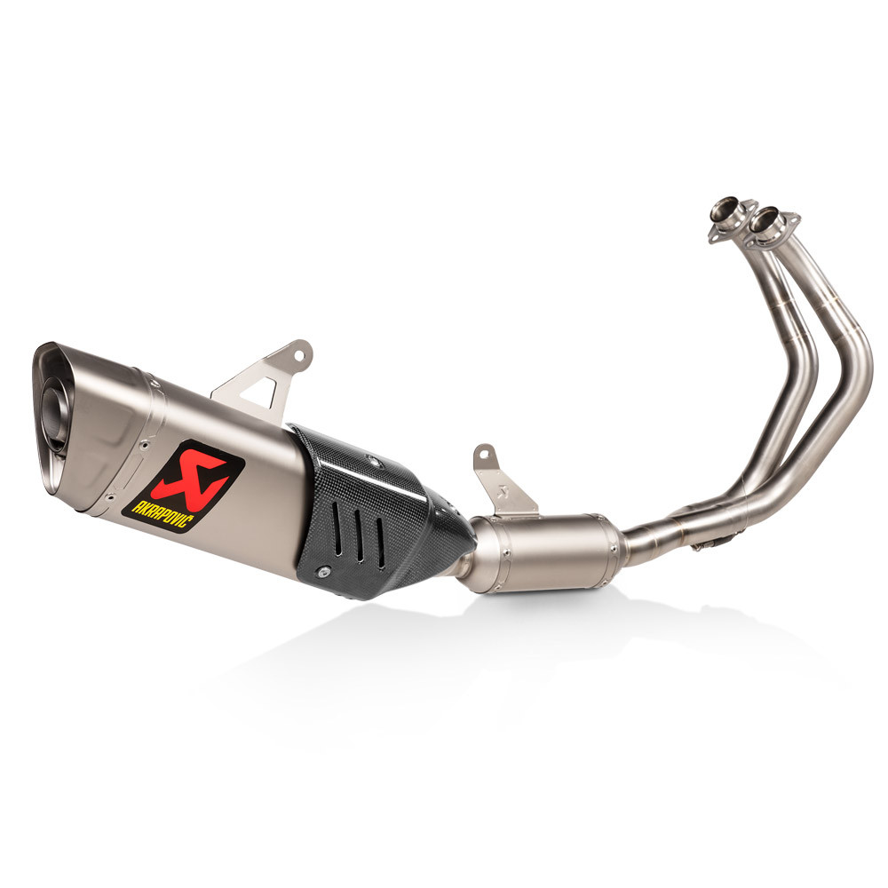 YZF-R7 AKRAPOVICレーシングラインフルエキゾーストシステム セット Akrapovic Yamaha R7 2022-2026 Racing Line Race Full Exhaust System