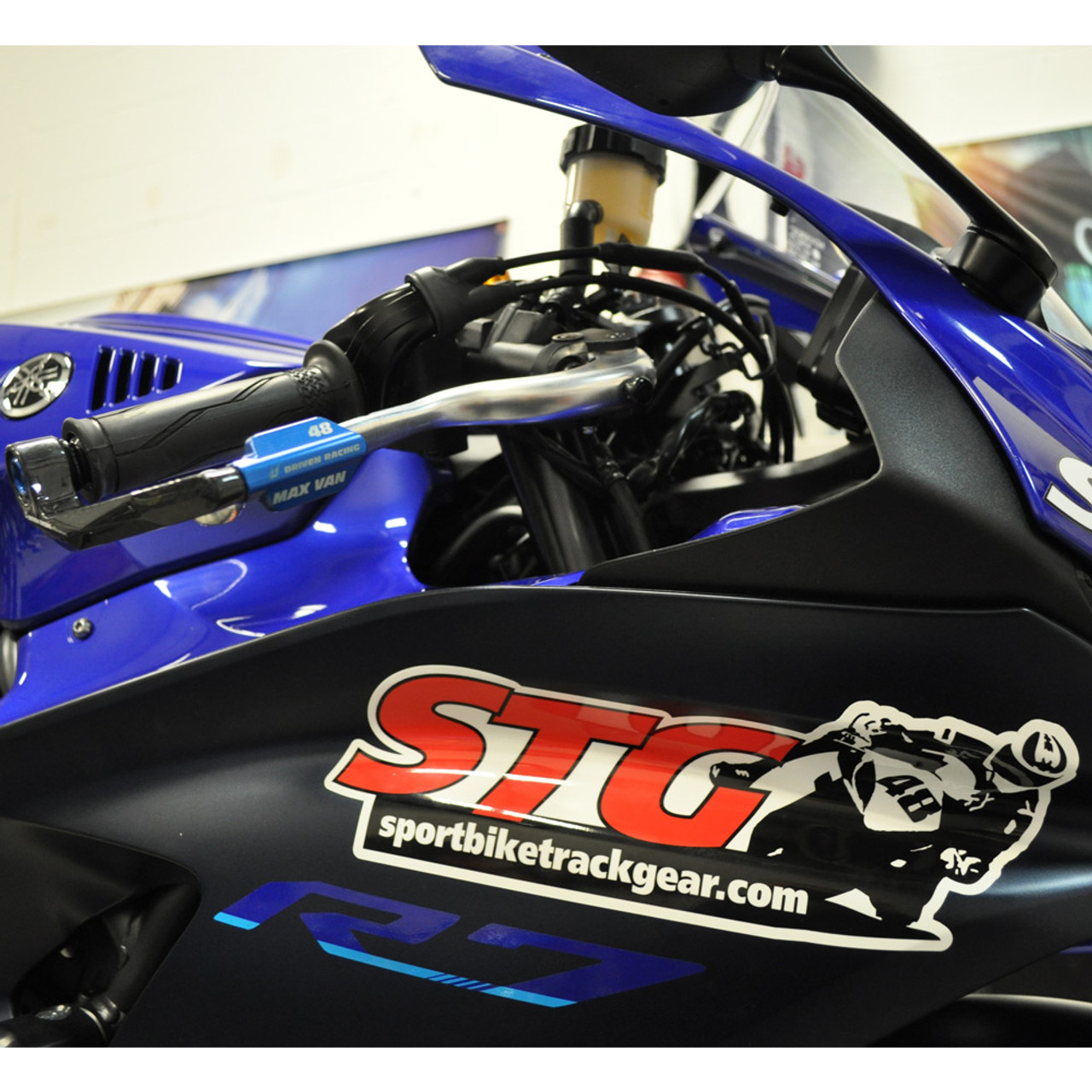 Driven Carbon Fiber Trackday Brake Lever Guard Sportbike Track Gear