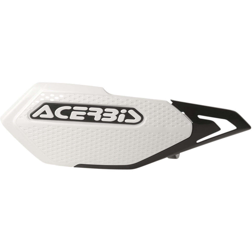 Acerbis White/Black X-Elite Handguards - Sportbike Track Gear