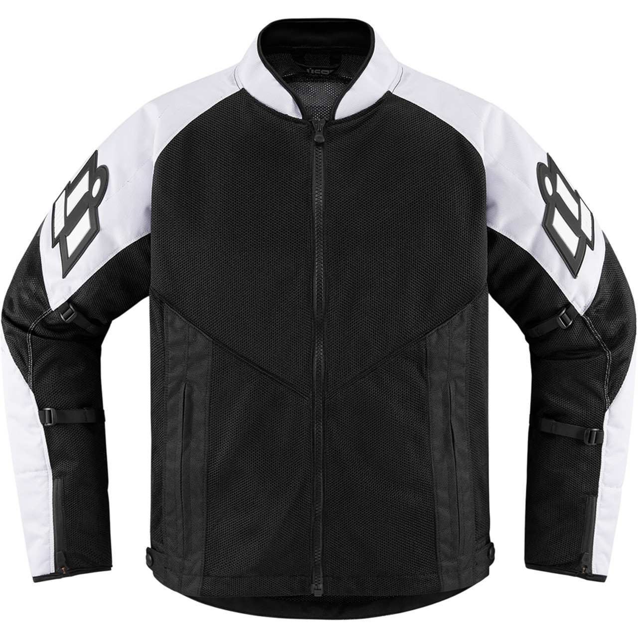 icon メッシュAFレザージャケット　プロテクター無し　アイコン ICON(アイコン） MESH AF LEATHER JACKET WHITE ジャケット
