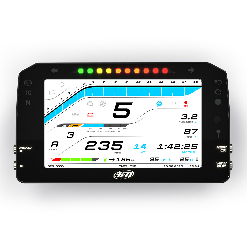 イクモア Aim MXK10 Kawasaki Ninja ZX10r plug play dash logger | AimShop.com