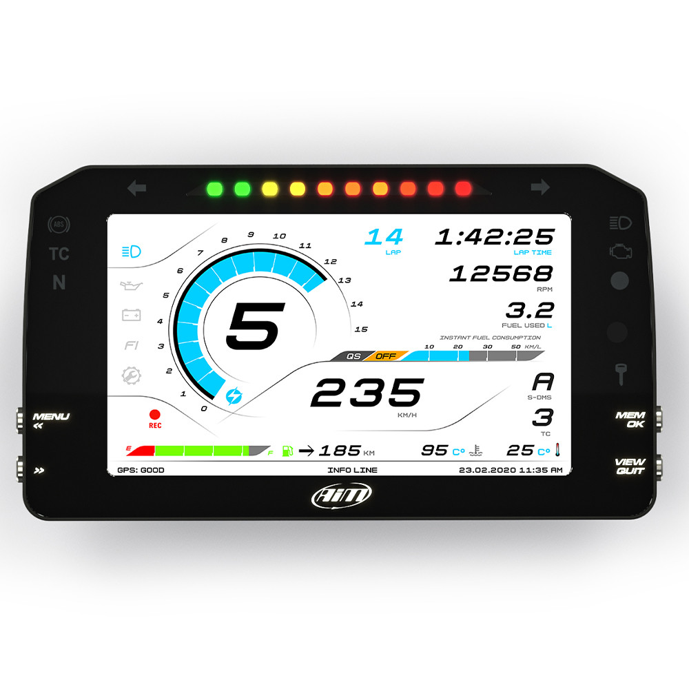 AiM MXPS Suzuki GSX-R1000 2017-2026 Plug & Play Dash Logger