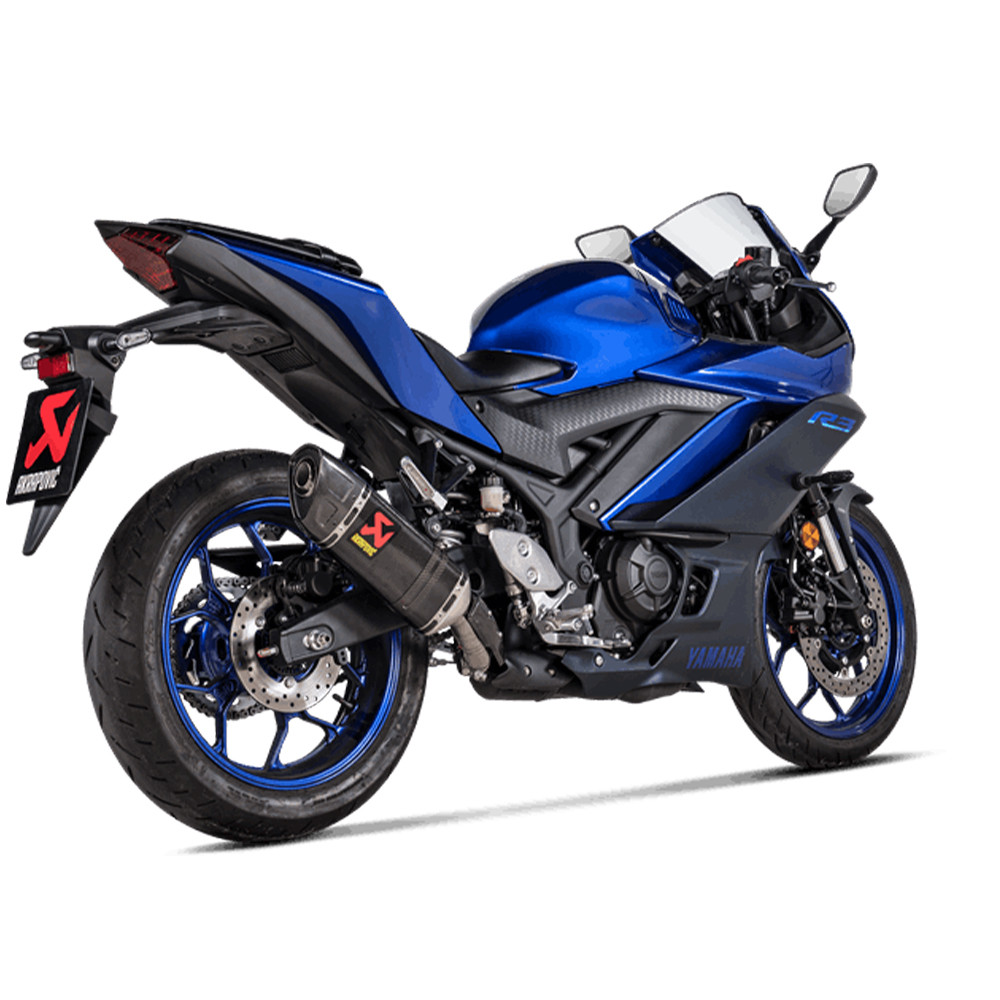 Akrapovic Yamaha R3 2022-2026 Carbon Slip On Exhaust