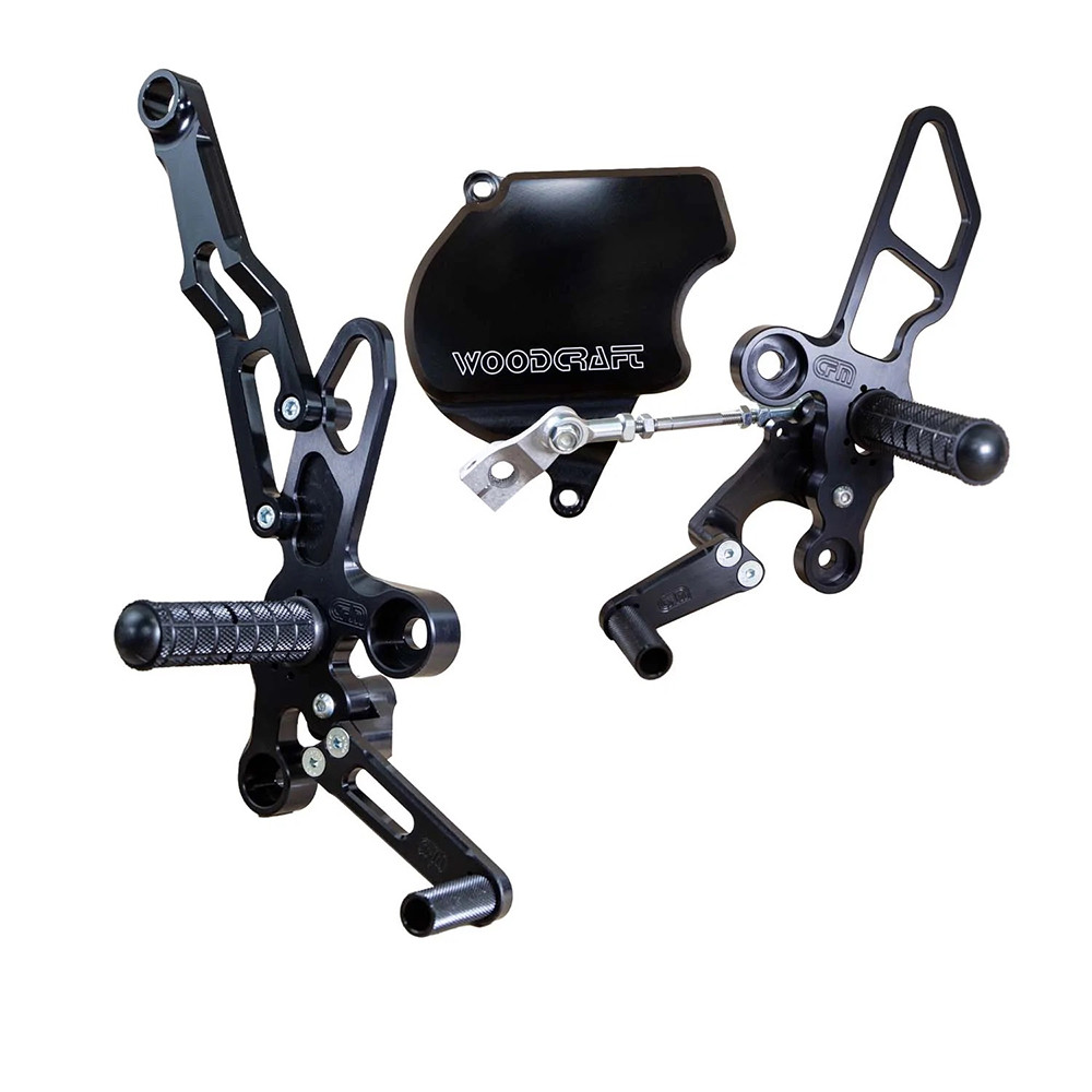 Woodcraft Honda Grom 2022-2026 Rearsets Complete Kit
