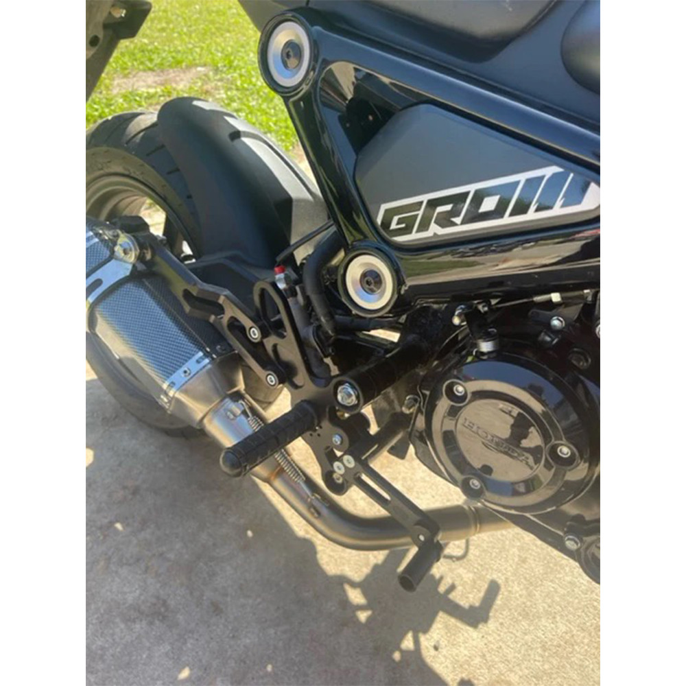 Woodcraft Honda Grom 2022 Rearsets Complete Kit Sportbike Track Gear