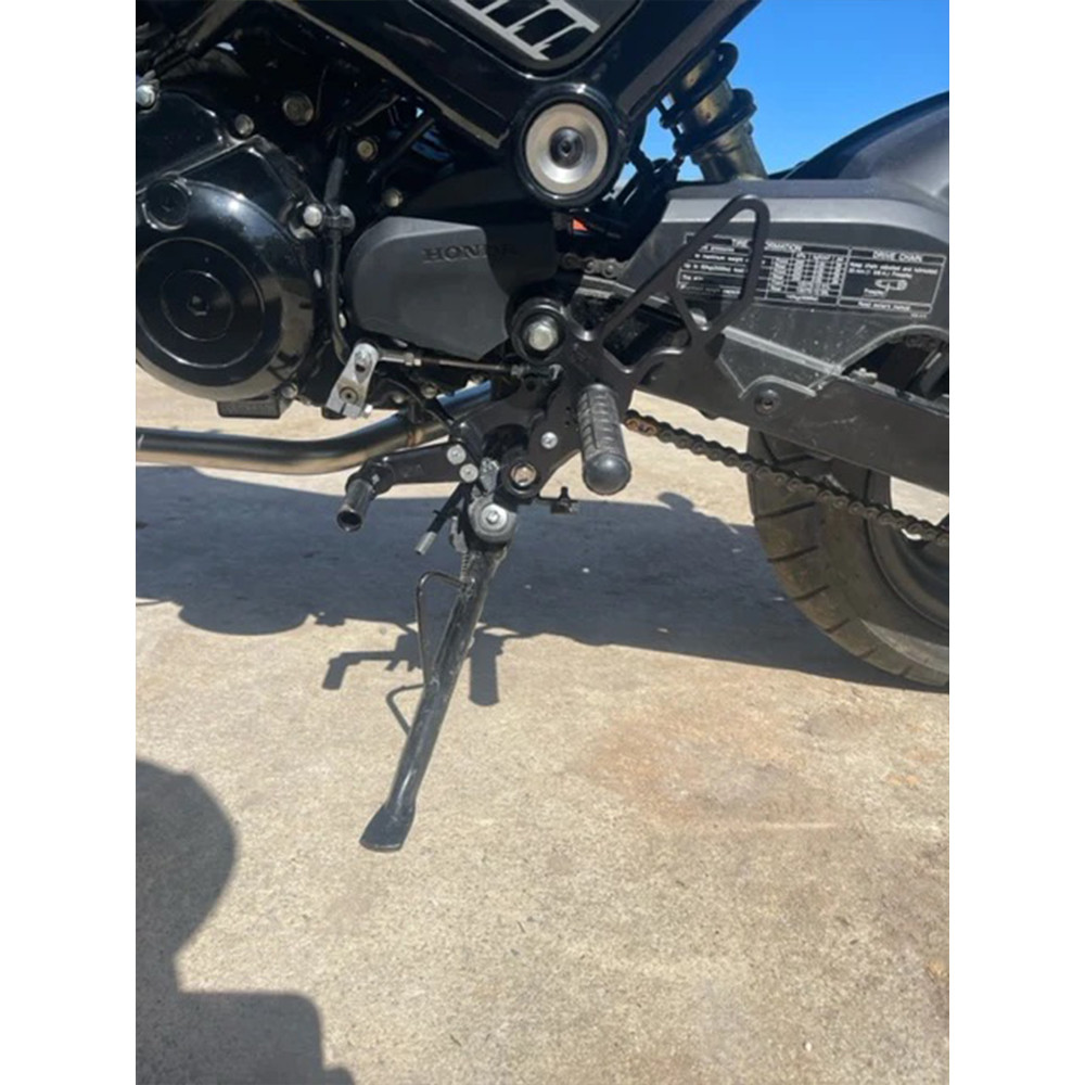 Woodcraft Honda Grom 2022 Rearsets Complete Kit Sportbike Track Gear