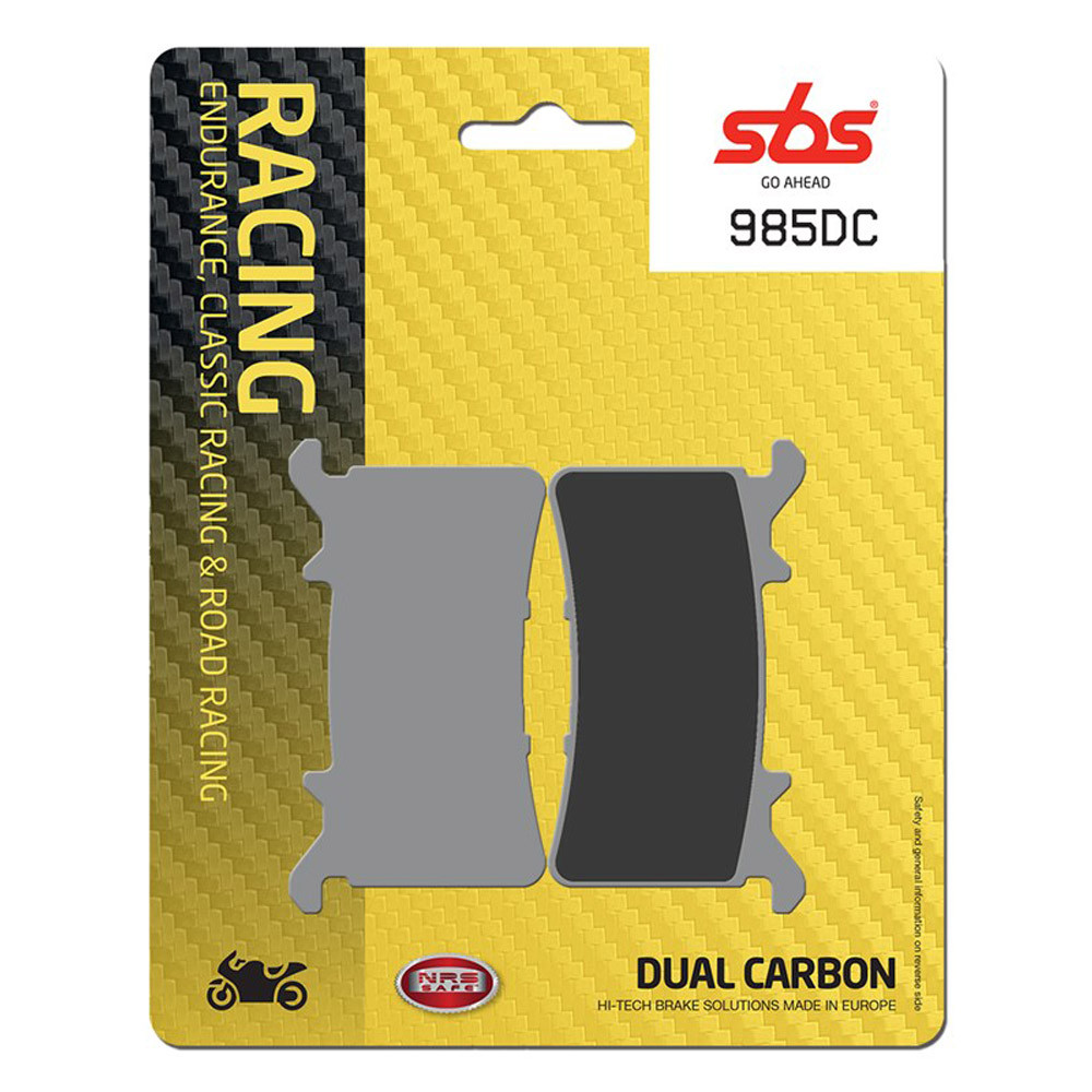 SBS BMW S1000RR 2019-2025 Dual Carbon Racing Front Brake Pads
