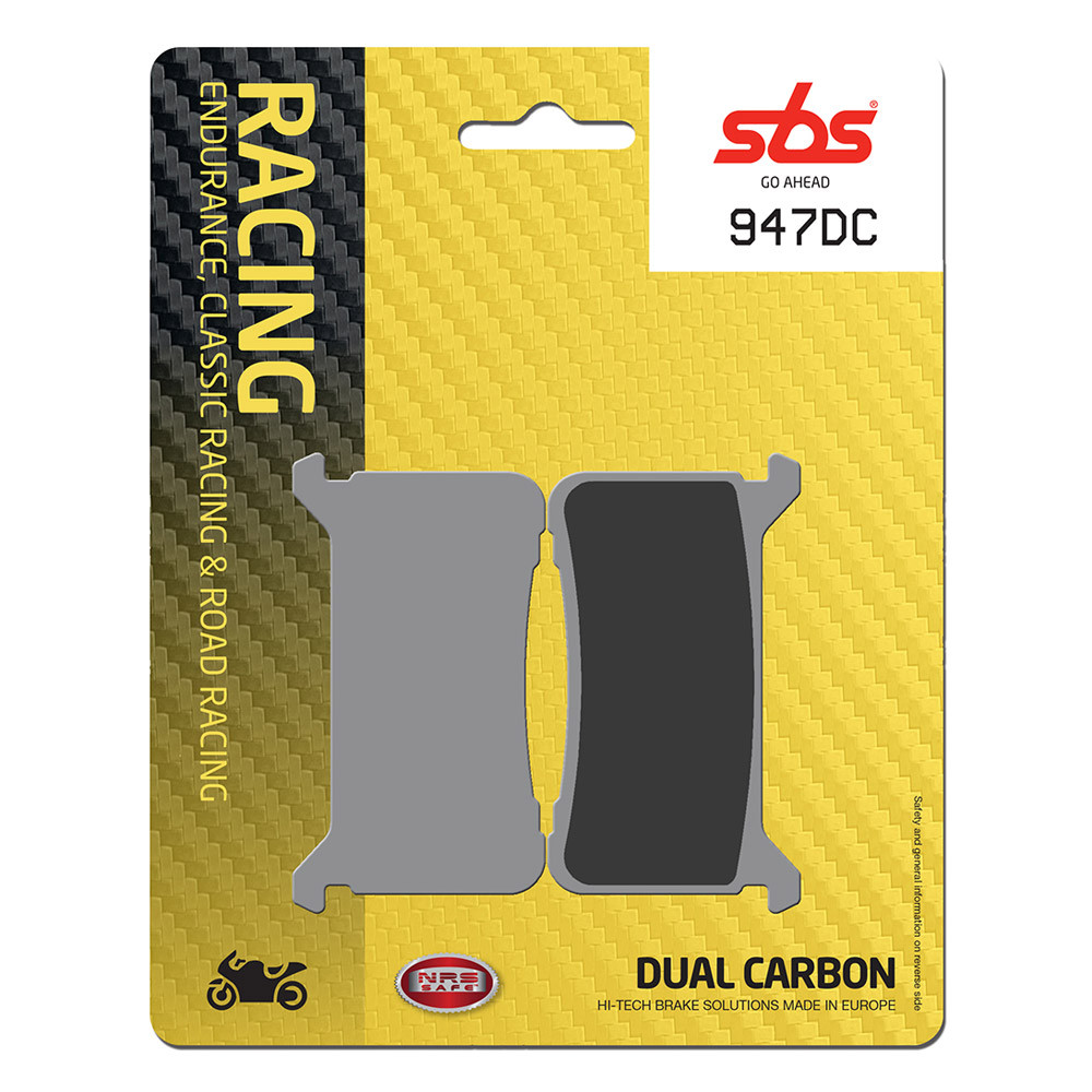 SBS Honda CBR1000RR 2017-2026 Dual Carbon Racing Front Brake Pads
