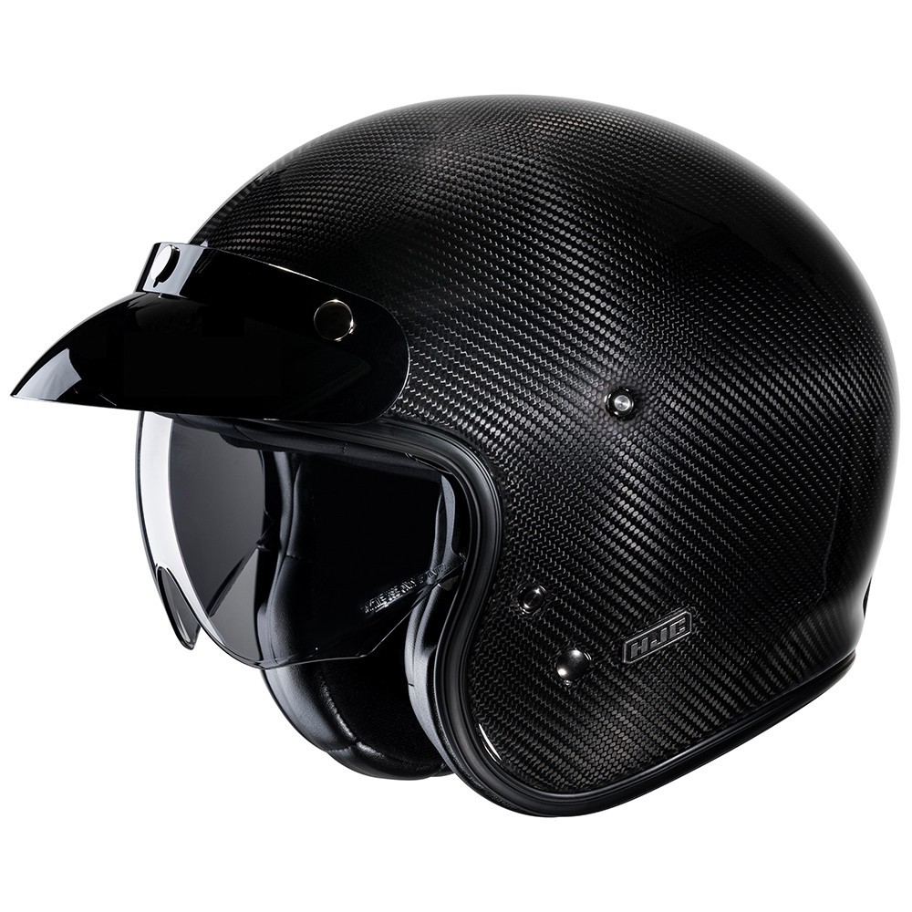 その他 K HJC V31 Carbon Open Face Helmet - Sportbike Track Gear