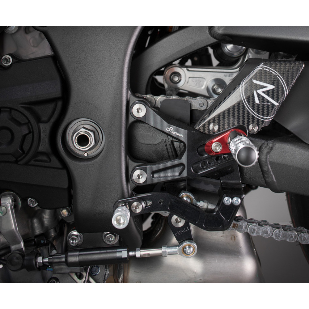 REAR SET V2 BLK ZX10R Arashi V2.0 Adjustable Rearsets For Kawasaki