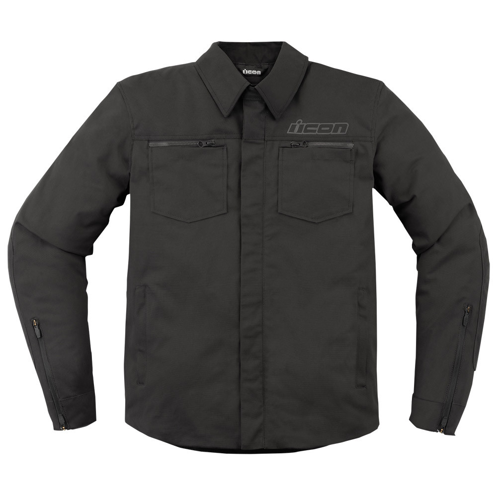 Icon Upstate Canvas CE Jacket - Sportbike Track Gear