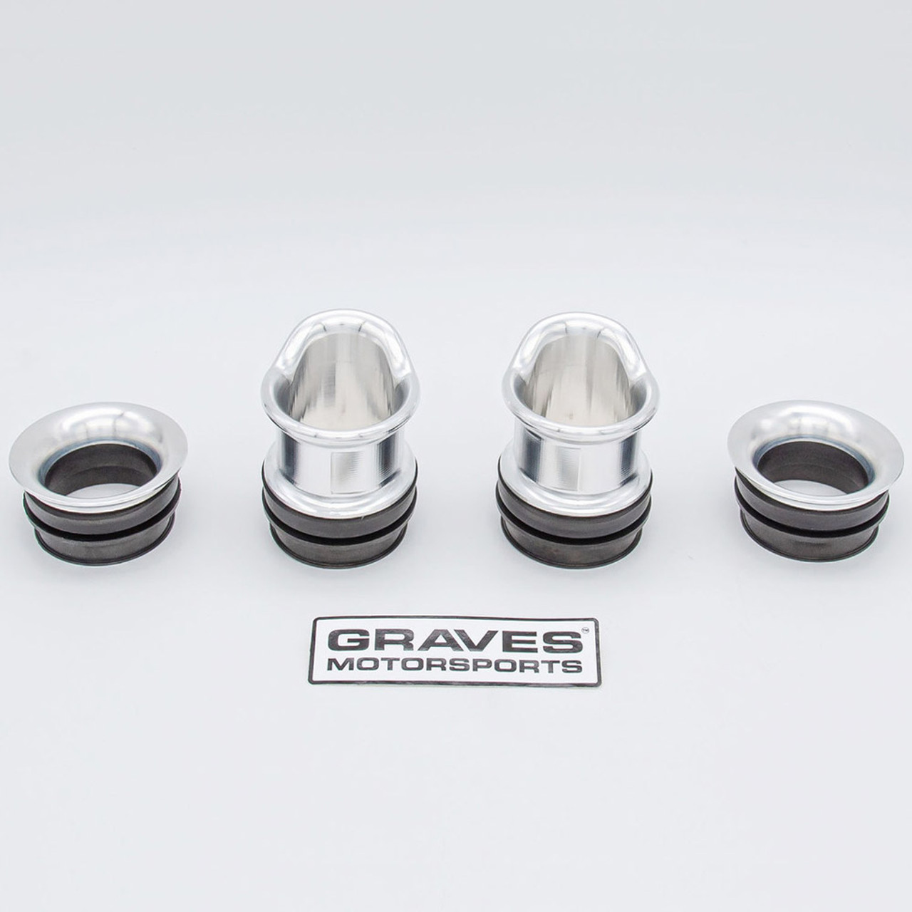 Graves Motorsports Kawasaki ZX-6R 09-24 VE2 Velocity Stacks Silver