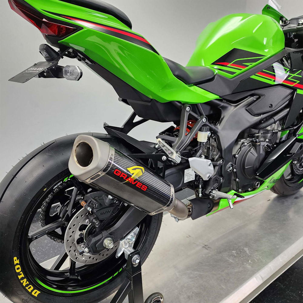 Graves Motorsports Kawasaki ZX-4RR 2023-2026 Cat-Back Slip-On