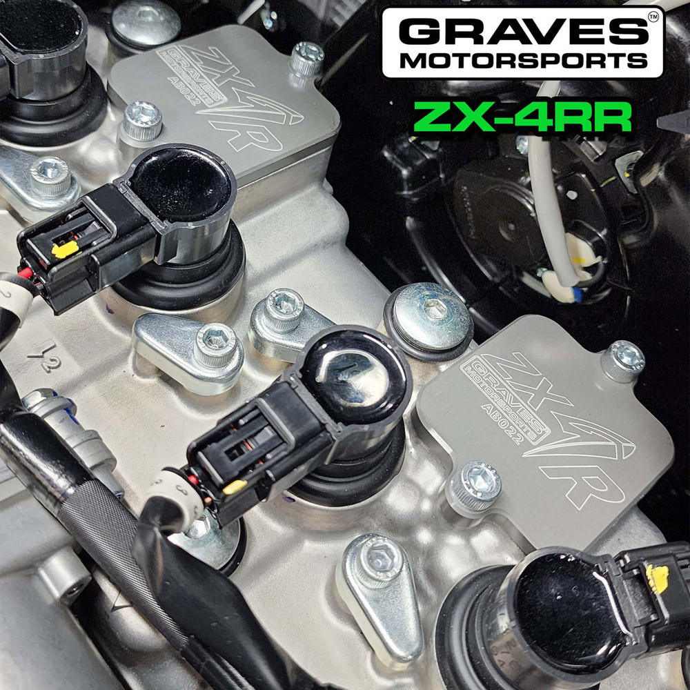 Graves Motorsports Kawasaki ZX-4RR 2023-2026 Smog Block Off Plates
