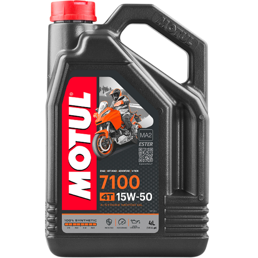モチュール(Motul) 7100 4T 15W50 4L未開封 Motul 7100 15W50 Synthetic Ester 4T Motorcycle Oil - Sportbike