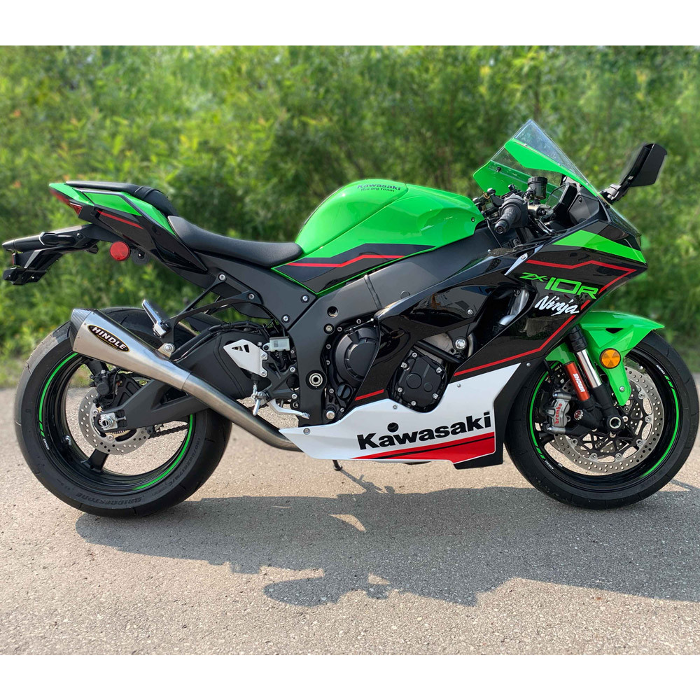 Hindle Evo Megaphone Full Exhaust System Kawasaki ZX10R 2021-2026