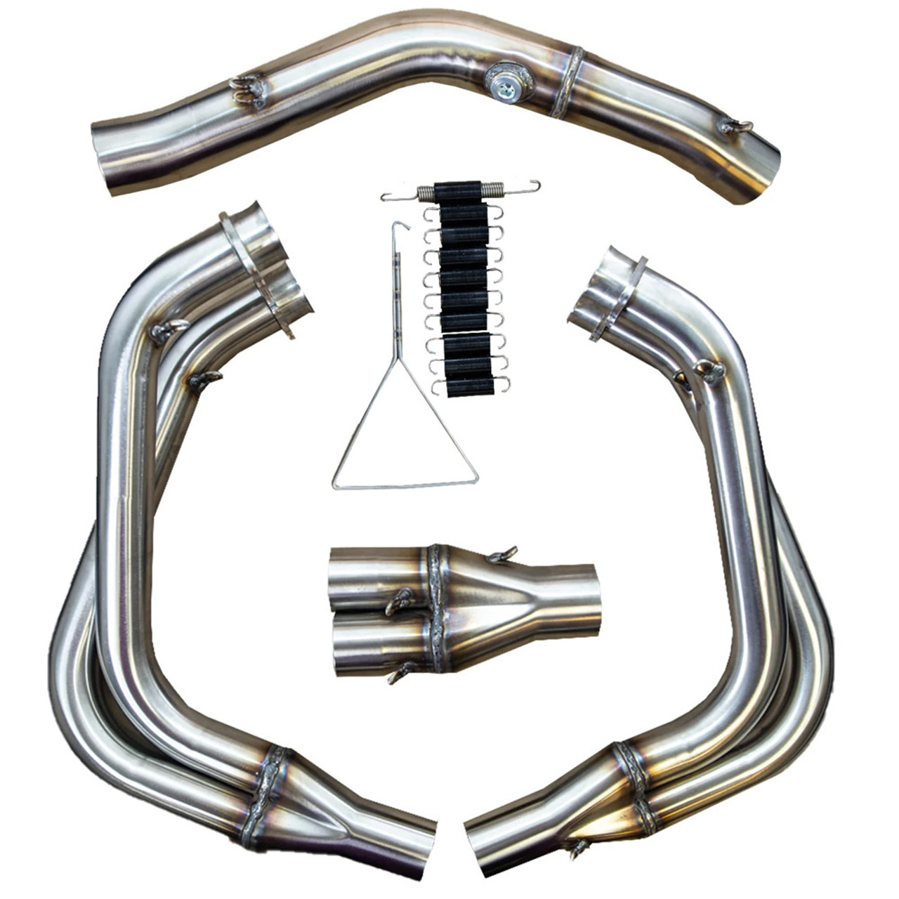 yp Hindle Evo Megaphone Full Exhaust System Kawasaki Z900 2017-2025
