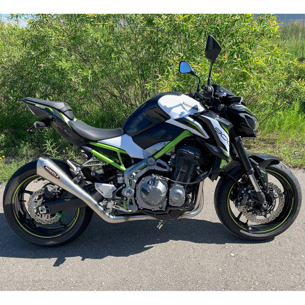 Hindle Evo Megaphone Full Exhaust System Kawasaki Z900 2017-2026