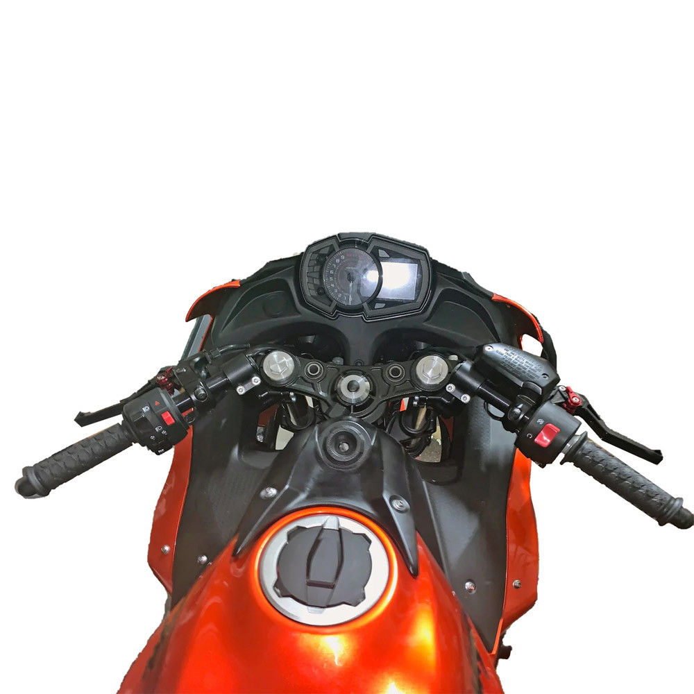 はに Woodcraft Kawasaki Z650 2017-2026 75mm Rise Side Mount Adjustable