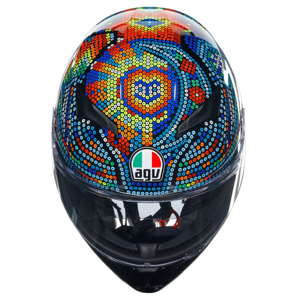 agv k3 rossi chicken helmet AGV, Motorcycle replica VR46 "chicken" from Automotive K3 meets the requirements of the most recent international standards AGV K3 Rossi Winter Test
