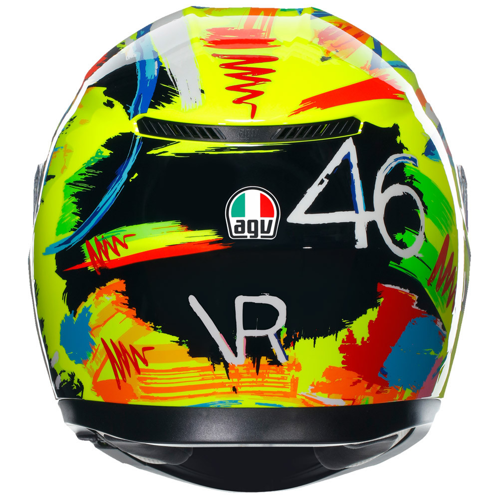 AGV K3 ROSSI WINTER TEST 2019 Lサイズ AGV K3 Rossi Winter Test 2019 Helmet - Sportbike Track Gear