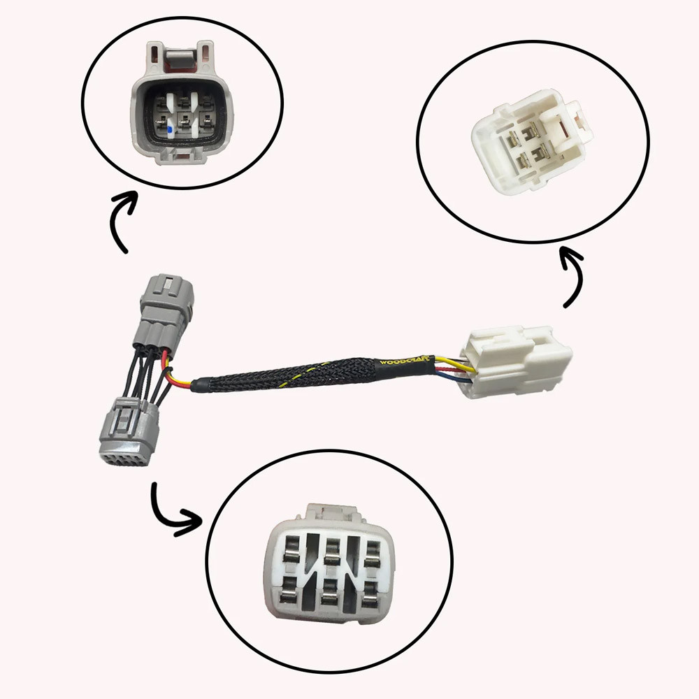 Woodcraft Kawasaki ZX-4RR 2023-2026 Keyswitch Elimination Harness