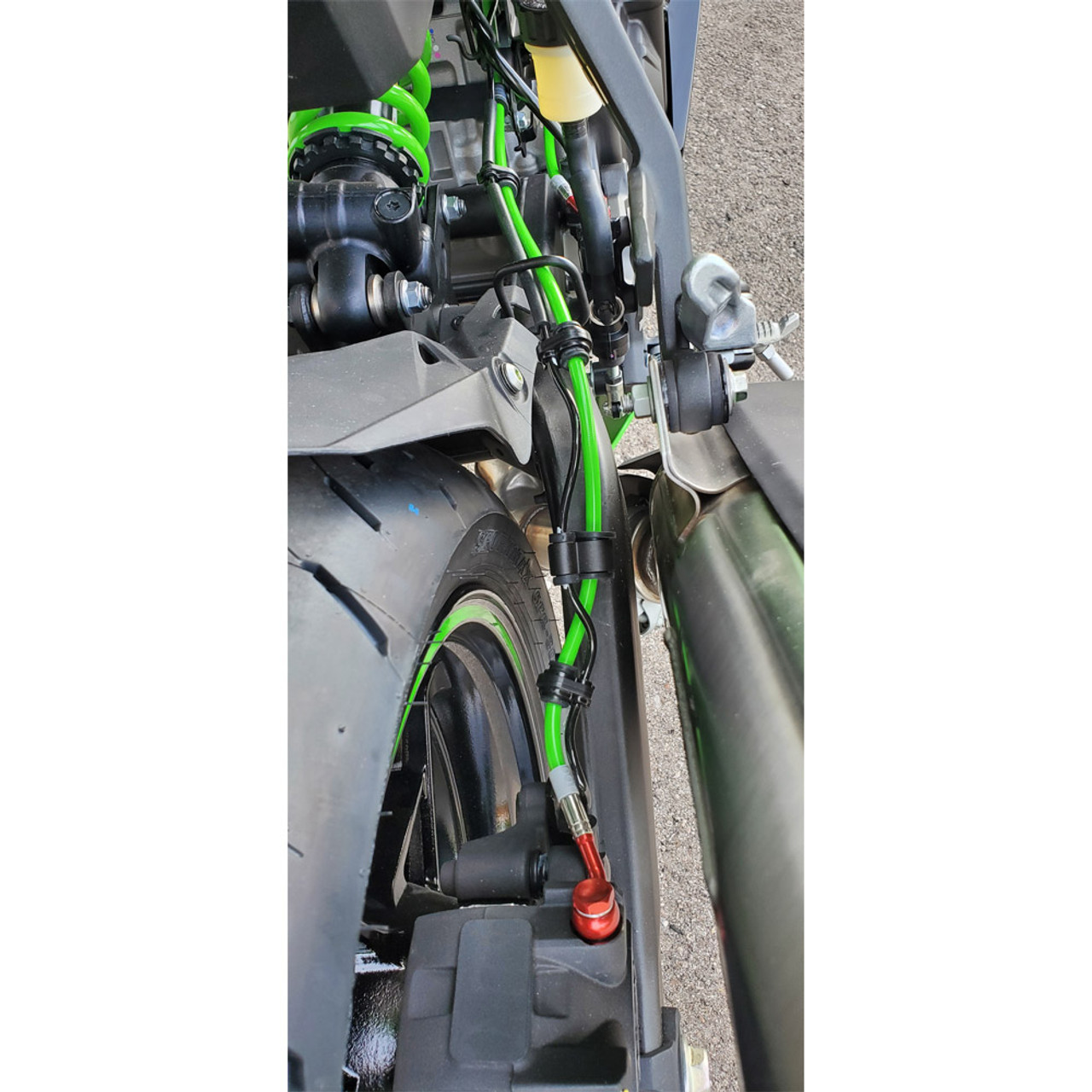 Spiegler Kawasaki ZX4RR 2023 ABS Front & Rear Brake Line Kit (orig