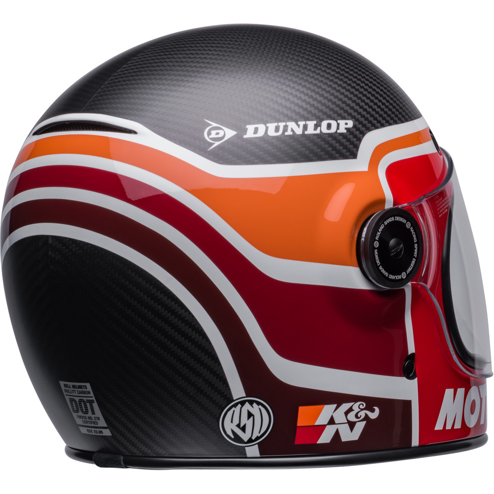 Bell Bullitt Carbon RSD Mulholland Helmet - Sportbike Track Gear