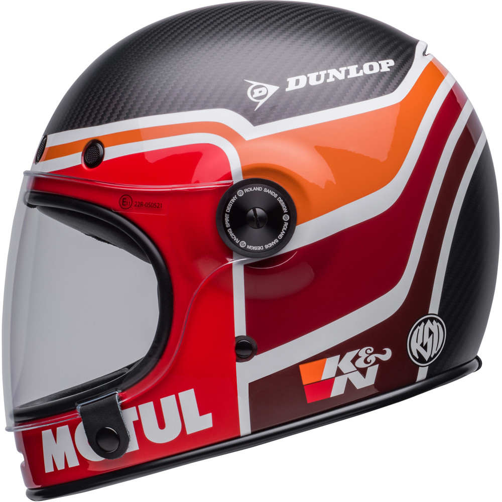 bell bullitt rsd bagger helmet Carbon Meets the FMVSS 218 Standard. Bell Bullitt Carbon RSD Mulholland