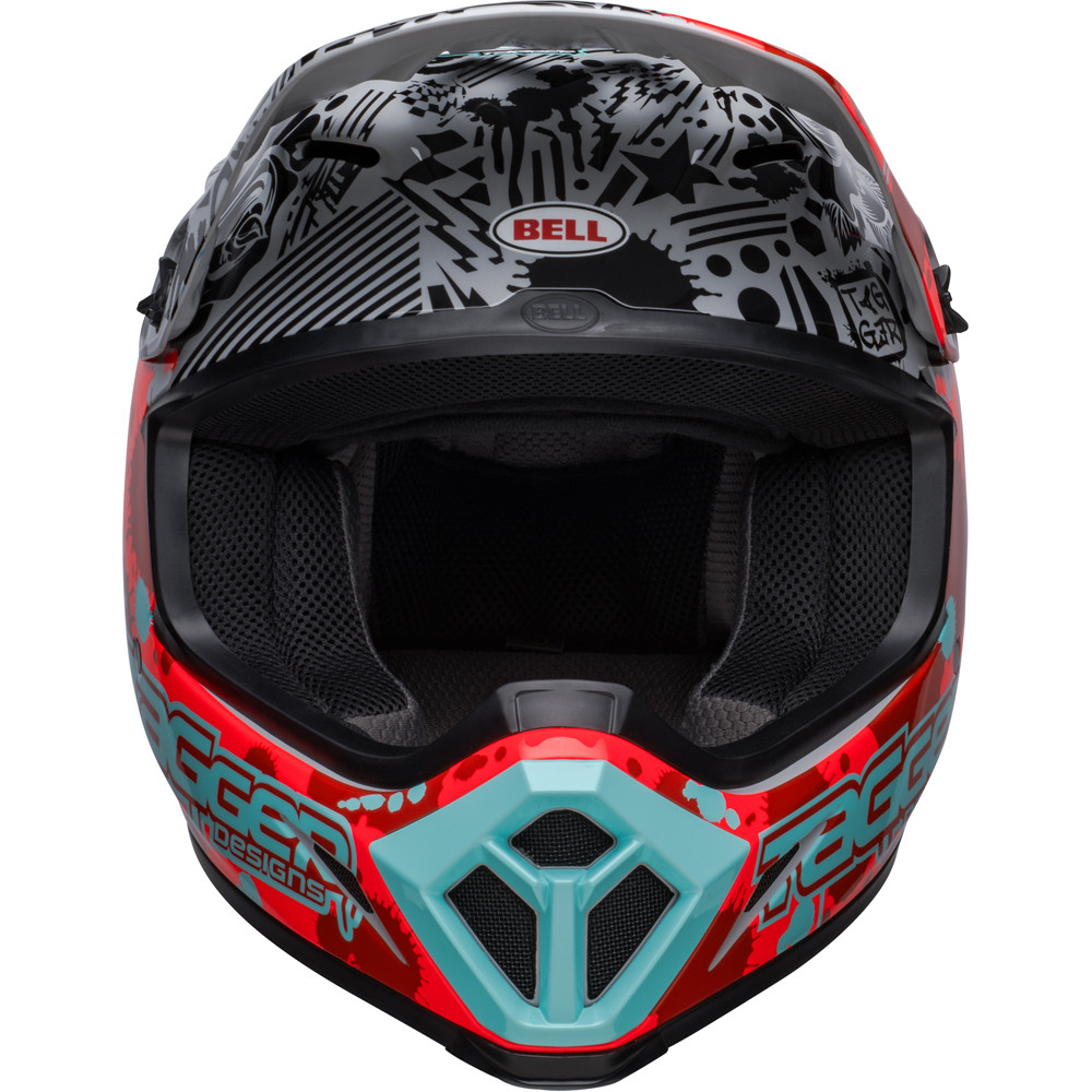 Bell MX-9 MIPS Tagger Splatter Helmet - Sportbike Track Gear