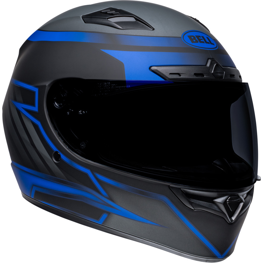 BELL Qualifier DLX MIPS M Raiser ブラックブルー Bell Qualifier DLX MIPS Raiser Helmet - Sportbike Track Gear