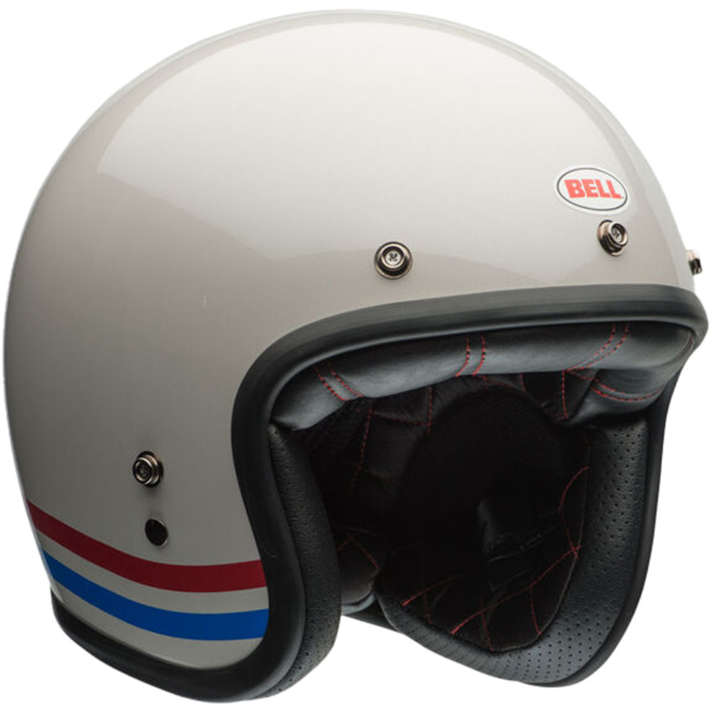 BELL Custom 500 Stripes トリコロール　ストライプ XL Bell Custom 500 Stripes Helmet - Sportbike Track Gear