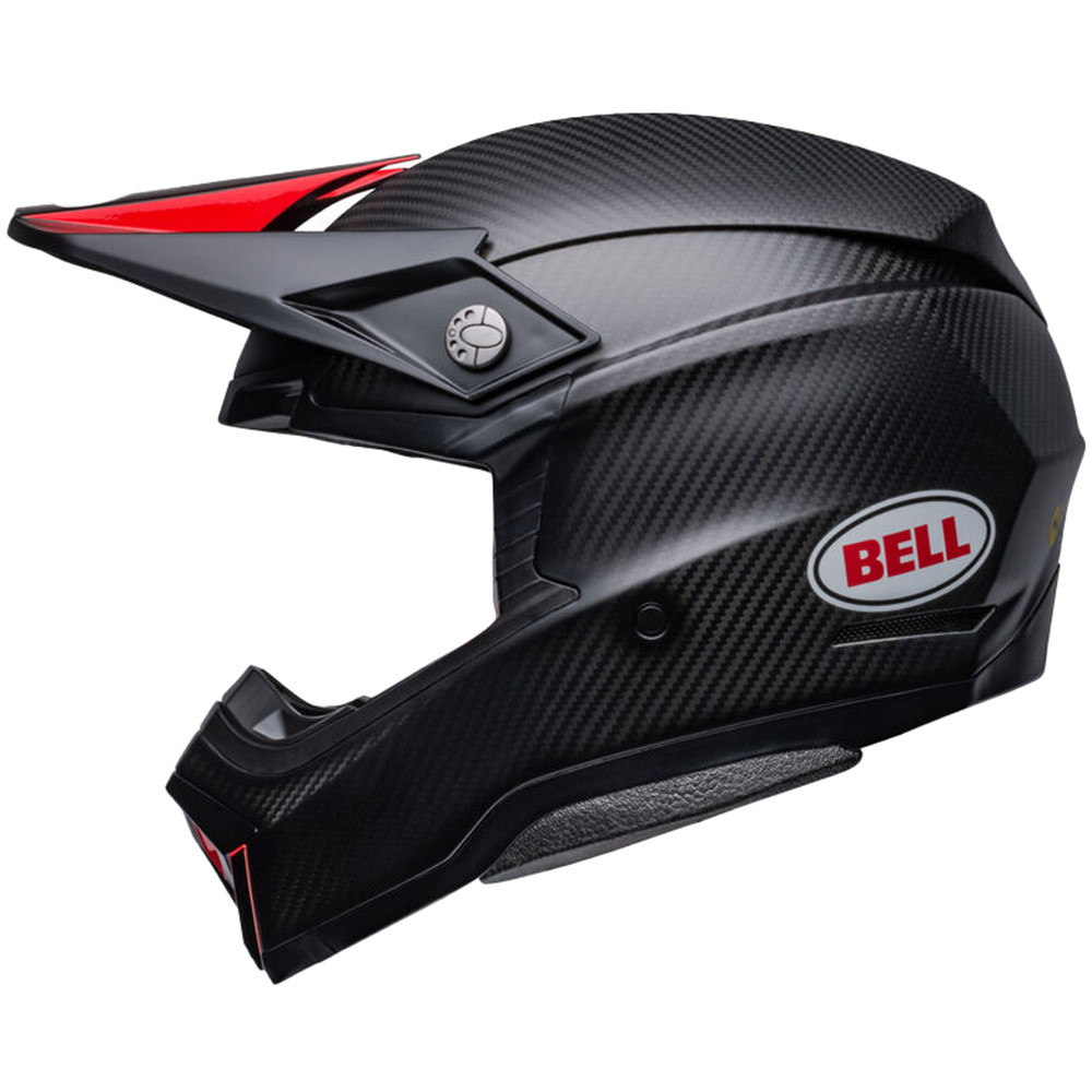 Bell Moto-10 Spherical MIPS Satin Carbon Helmet - Sportbike Track Gear