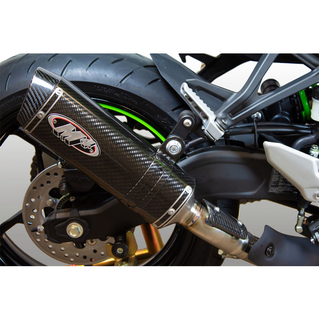  M4 Kawasaki ZX-4RR 2023-2025 Slip-On Exhaust System Carbon