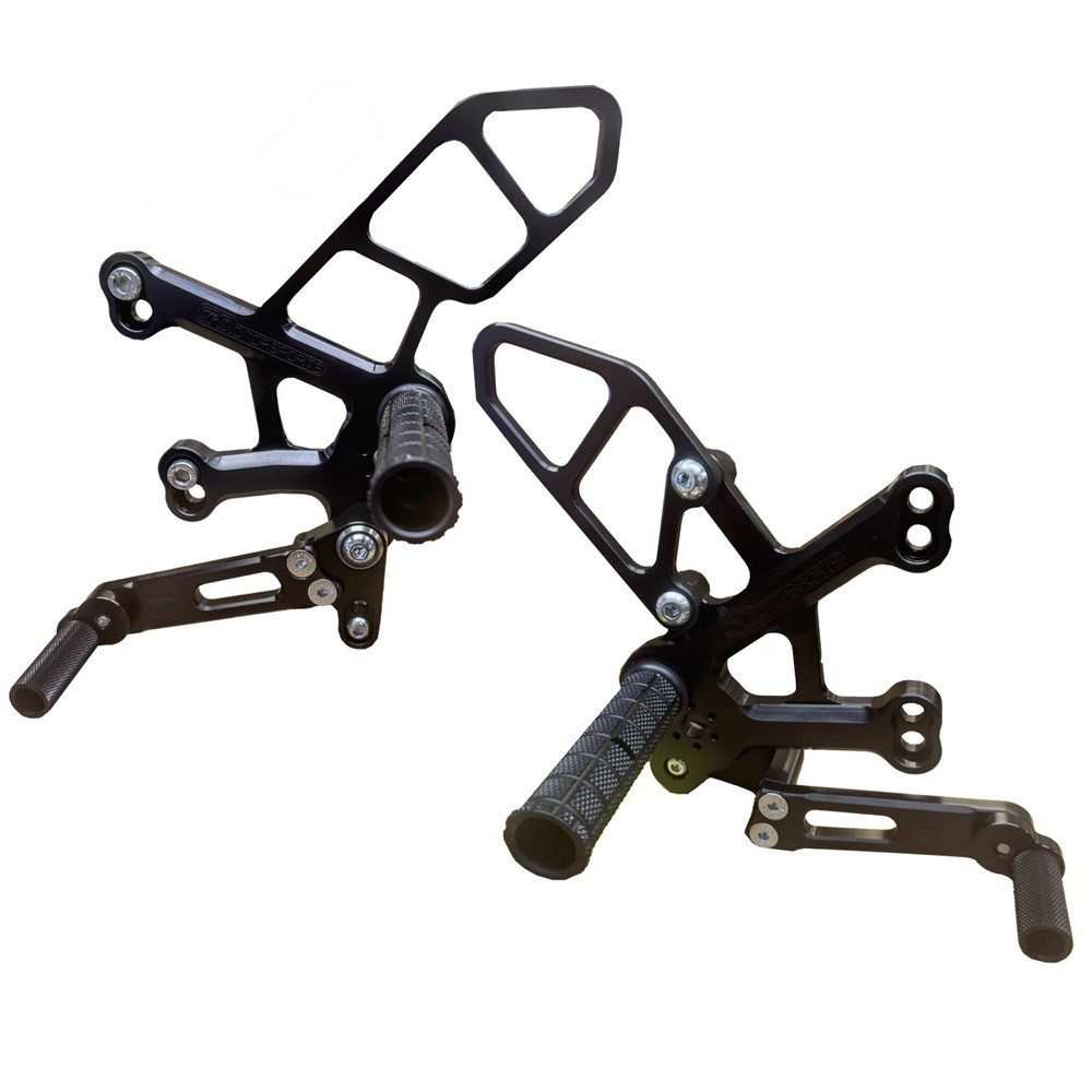 Woodcraft Kawasaki ZX-4RR 2023-2026 Adjustable Rearset Kit