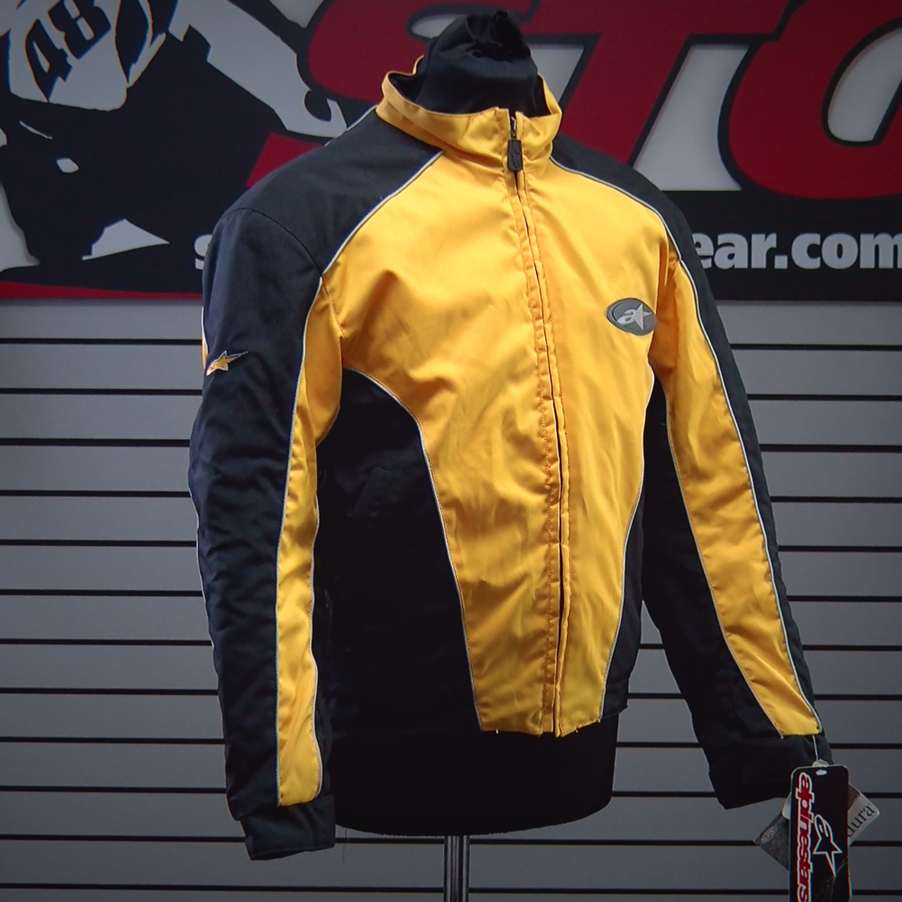 Alpinestars Vintage ASX Textile Jacket Mustard Yellow Size X-Small