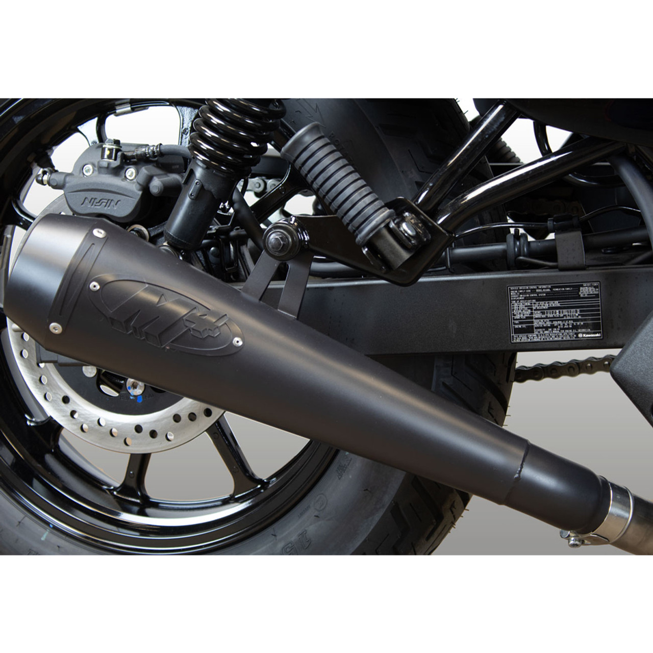 M4 Kawasaki Eliminator 2024 Retro-Drag Slip On Exhaust