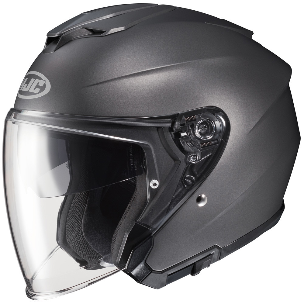 HJC i30 Solid Open Face Helmet X-Small - Sportbike Track Gear