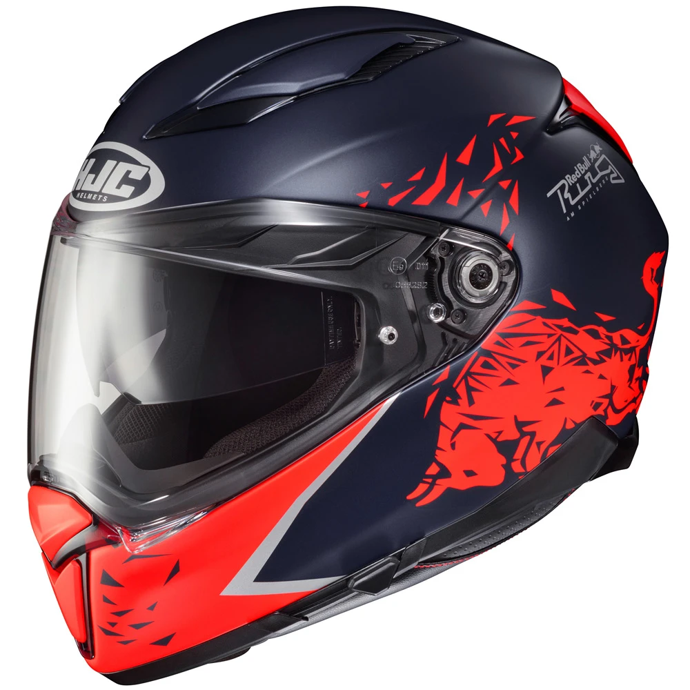 HJC F70 Red Bull Spielberg Helmet X-Small - Sportbike Track Gear
