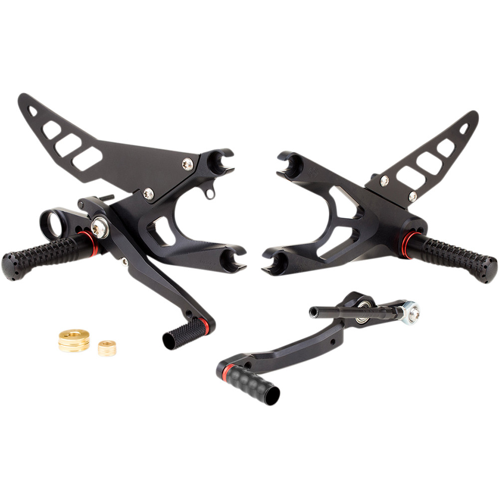 Gilles Tooling Yamaha YZF-R6 17-20 FXR Rearsets - Sportbike Track Gear