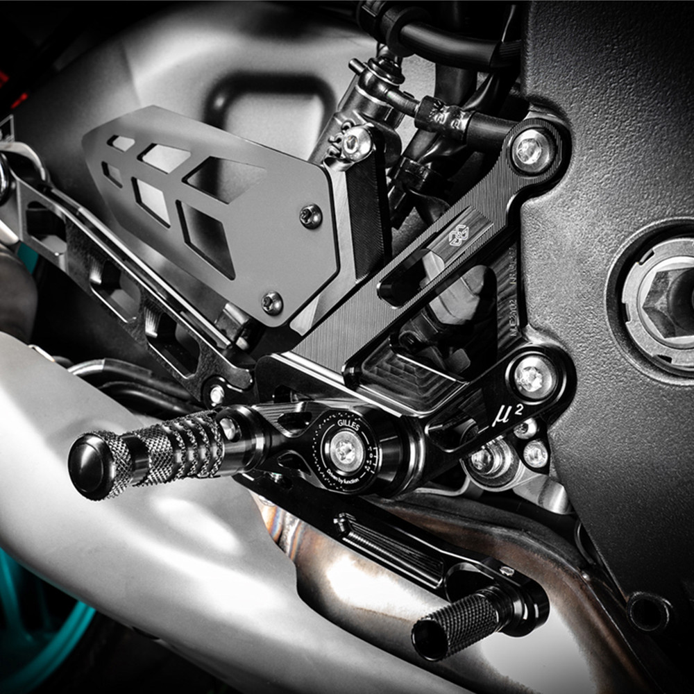 Gilles Tooling Yamaha MT10 2022 MUE2 Rearsets Sportbike Track Gear
