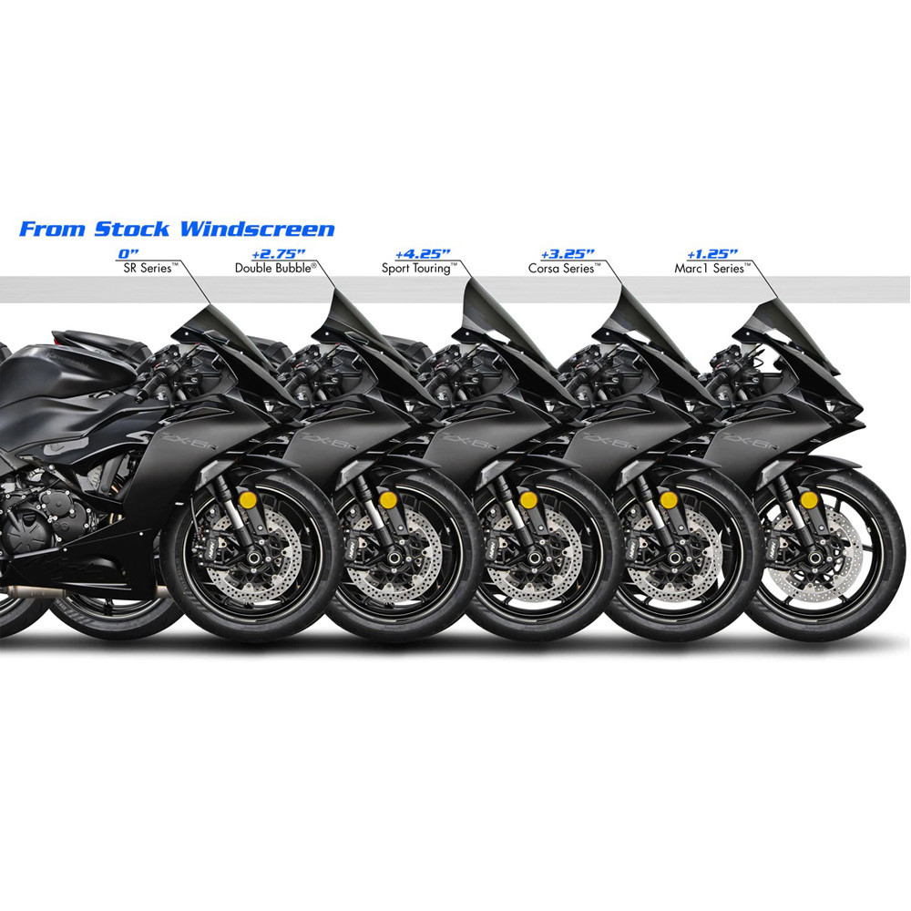24-25 ZX-6R Double Bubble Zero Gravity Windscreen | Sportbike