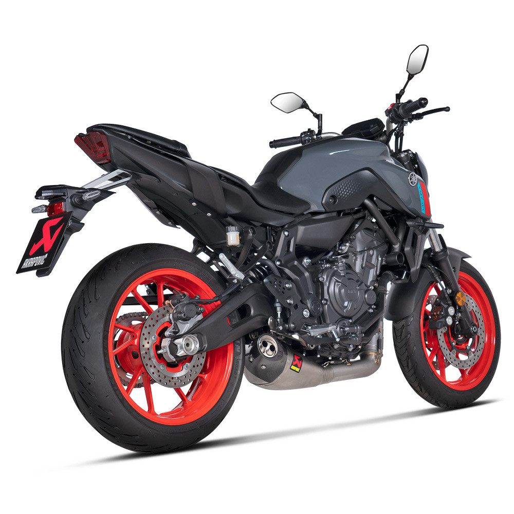 Akrapovic Yamaha MT-07 2021-2023 Racing Line Full Exhaust Titanium